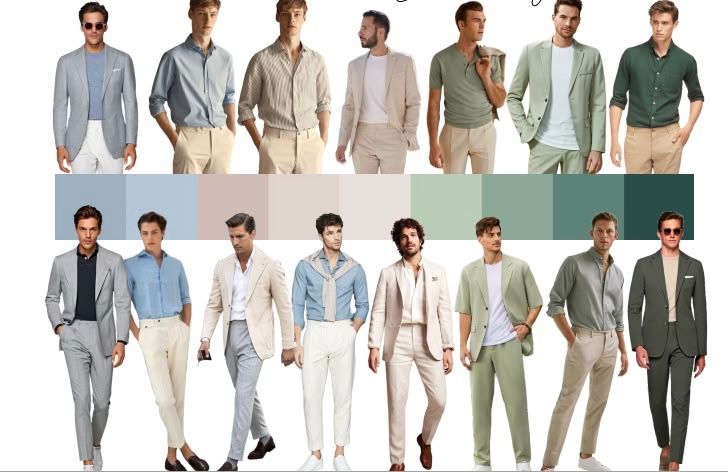 Example of semi-formal attire for men